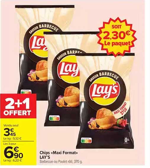 Chips "Maxi Format" LAY'S