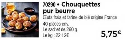 Chouquettes pur beurre