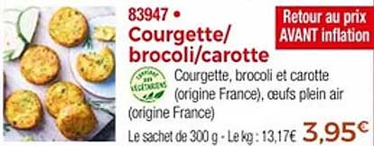 Courgette/brocoli/carotte