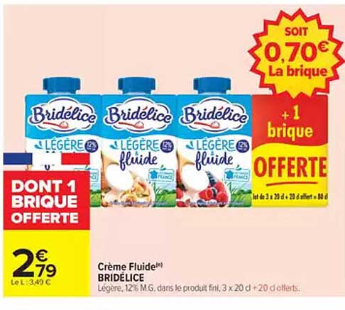 Crème Fluide® BRIDÉLICE