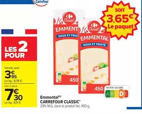 Emmental(®) CARREFOUR CLASSIC'
