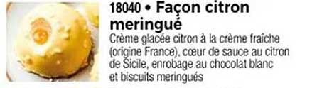 Façon citron meringué