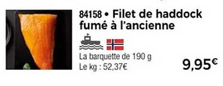 Filet de haddock fumé à l'ancienne
