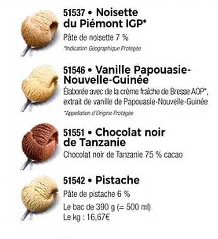 Glaces artisanales Thiriet