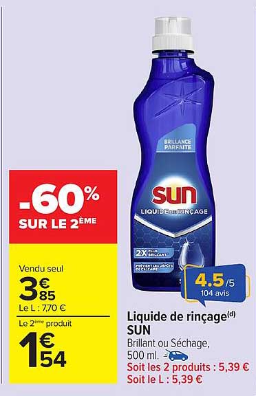 Liquide de rinçage SUN
