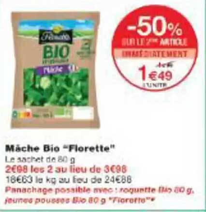 Mâche Bio "Florette"