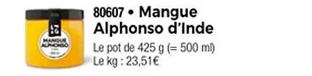 Mangue Alphonso d’Inde