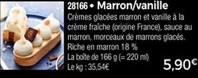 Marron/vanille