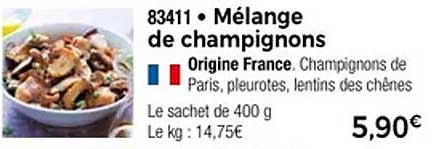 Mélange de champignons