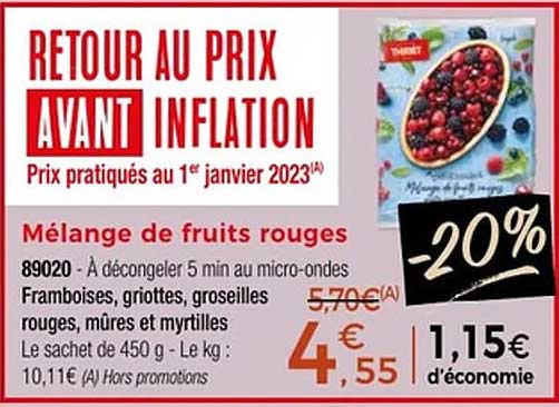 Mélange de fruits rouges