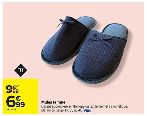 Mules femme