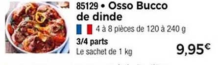 Osso Bucco de dinde