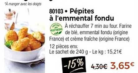 Pépetes à l’emmental fondu