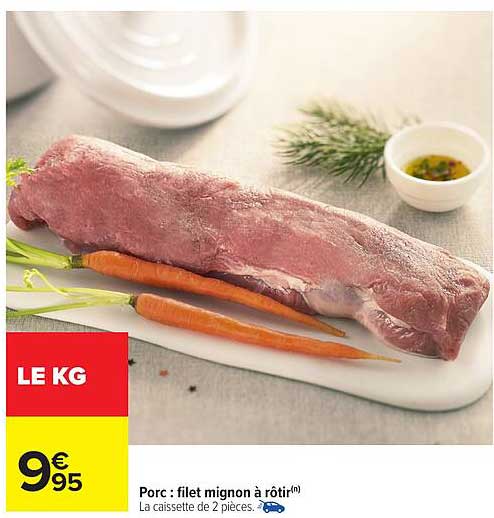 Porc : filet mignon à rôtir