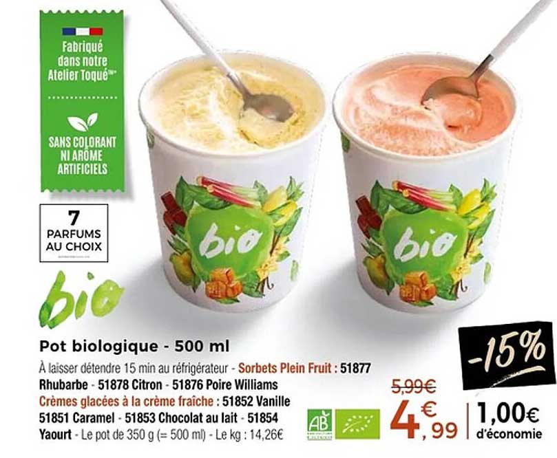 Pot biologique - 500 ml