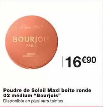 Poudre de Soleil Maxi boîte ronde 02 moyen "Bourjois"