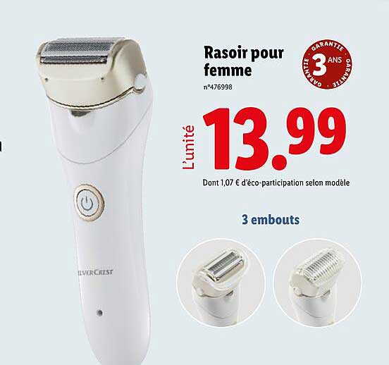 Rasoir pour femme