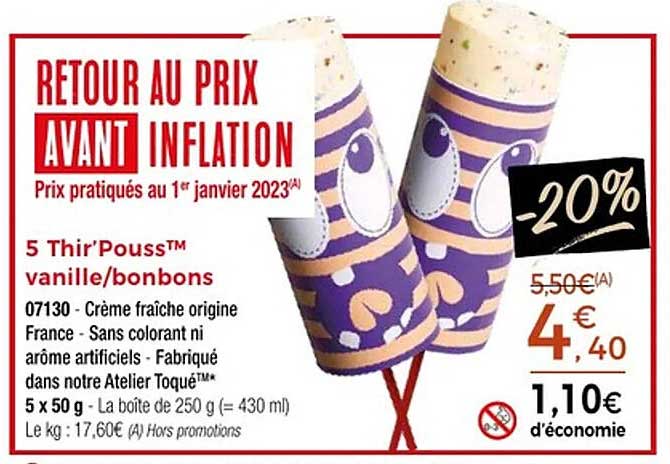 RETROUVEZ AU PRIX AVANT INFLATION