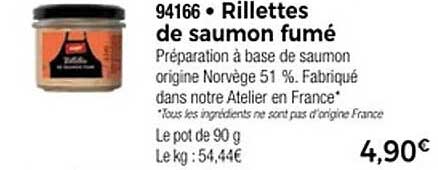 Rillettes de saumon fumé
