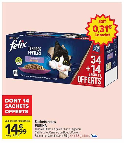 Sachets repas PURINA
