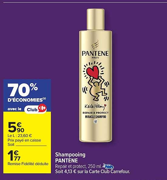 Shampooing PANTENE Repair & Protect