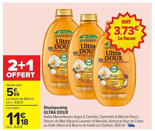 Shampooing ULTRA DOUX