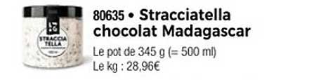 Stracciatella chocolat Madagascar