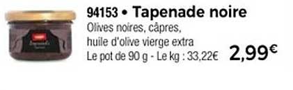 Tapenade noire