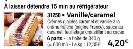 Vanille/caramel