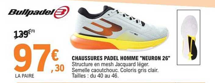 CHAUSSURES PADEL HOMME "NEURON 26"