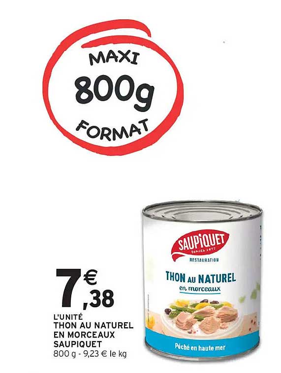 Promo Maxi 800G Format chez Intermarché - 123Catalogue.fr