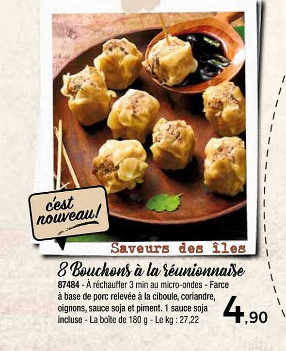 8 Bouchons à la réunionnaise