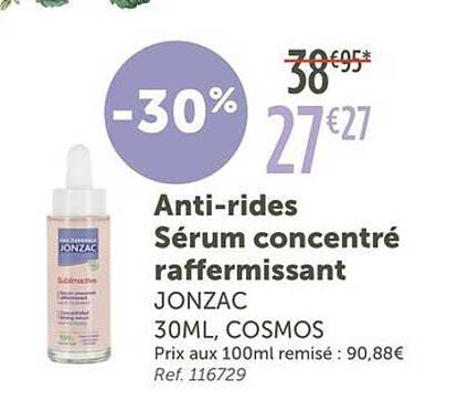 Anti-rides Sérum concentré raffermissant