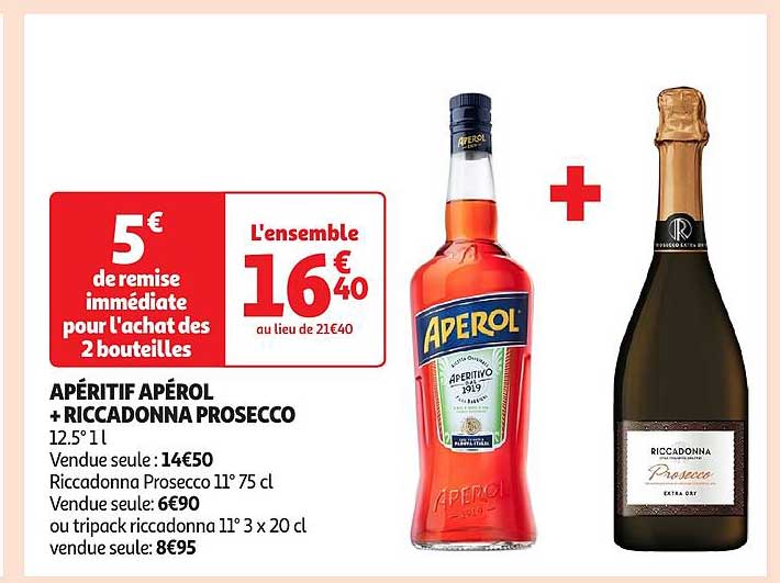 APÉRITIF APÉROL + RICCADONNA PROSECCO