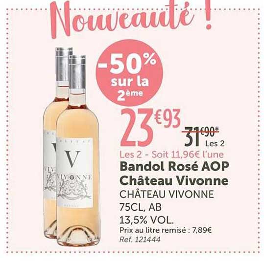 Bandol Rosé AOP Château Vivonne