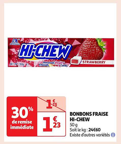 BONBONS FRAISE HI-CHEW
