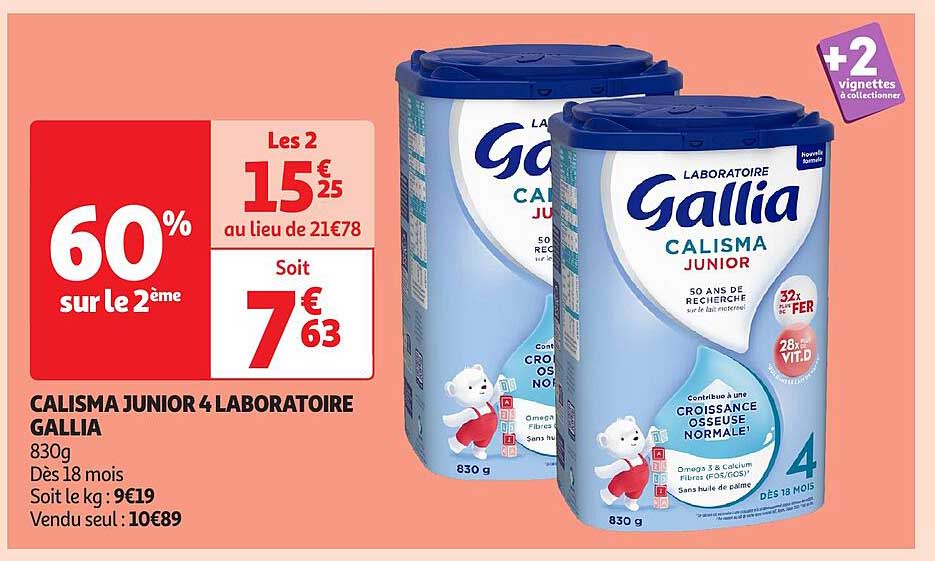 CALISMA JUNIOR 4 LABORATOIRE GALLIA