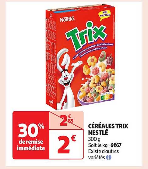 CÉRÉALES TRIX NESTLÉ