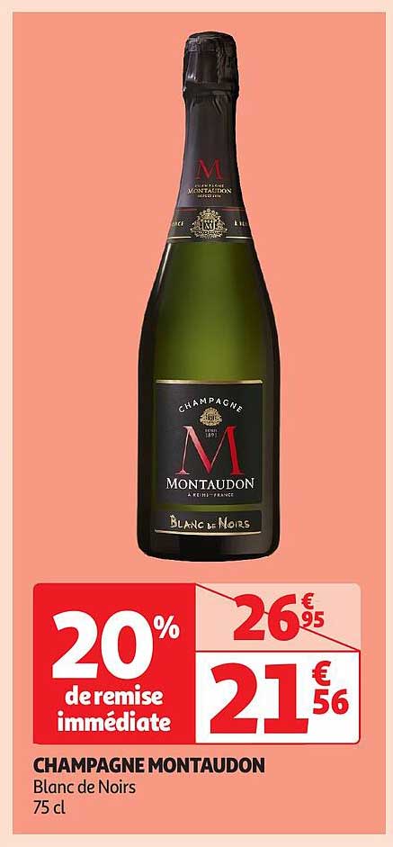 CHAMPAGNE MONTAUDON Blanc de Noirs