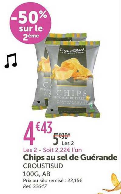 Chips au sel de Guérande