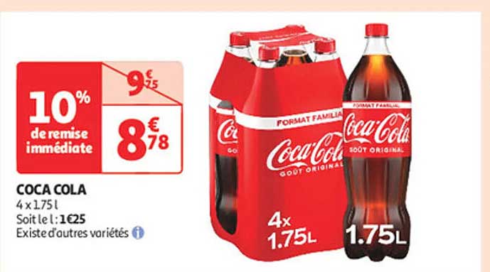 COCA COLA 4 x 1.75L