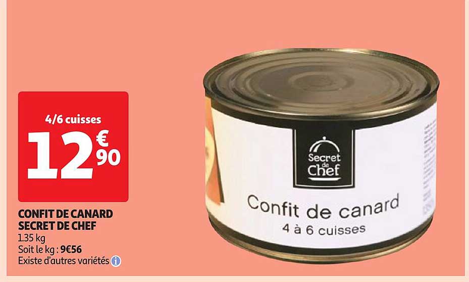 CONFIT DE CANARD SECRET DE CHEF