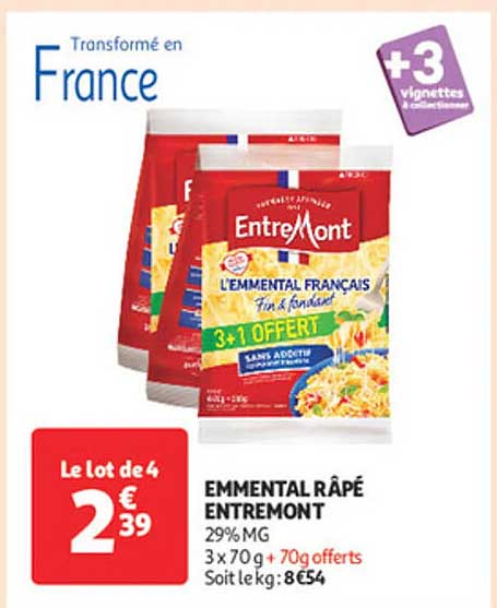 EMMENTAL RÂPÉ ENTREMONT
