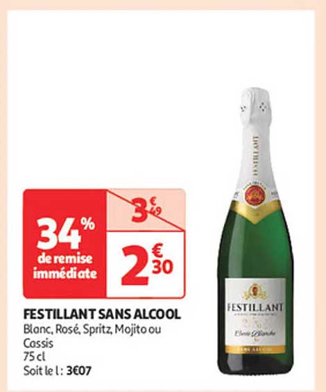 FESTILLANT SANS ALCOOL
