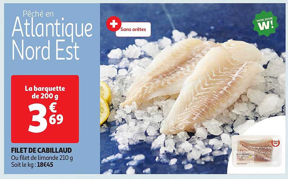 FILET DE CABILLAUD