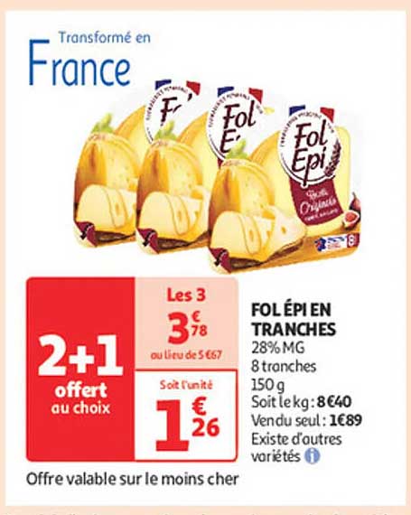 FOL ÉPI EN TRANCHES