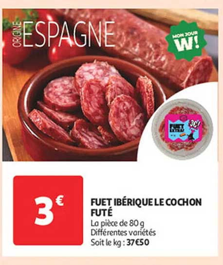 FUET IBÉRIQUE LE COCHON FUTÉ