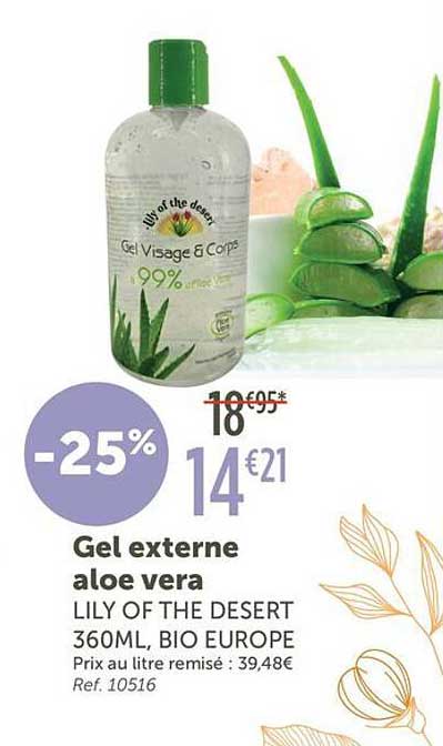 Gel externe aloe vera