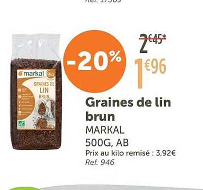 Graaines de lin brun