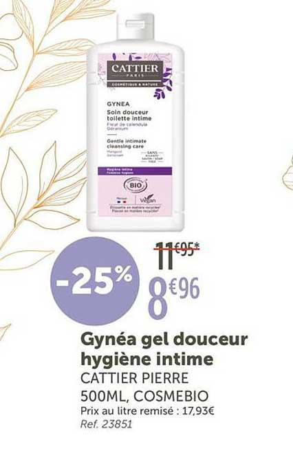 Gynea gel douceur hygiène intime